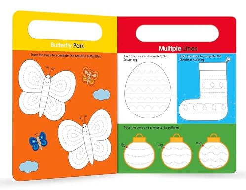 My Big Wipe And Clean Book of Pen Control for Kids: Line Tracing and Patterns
