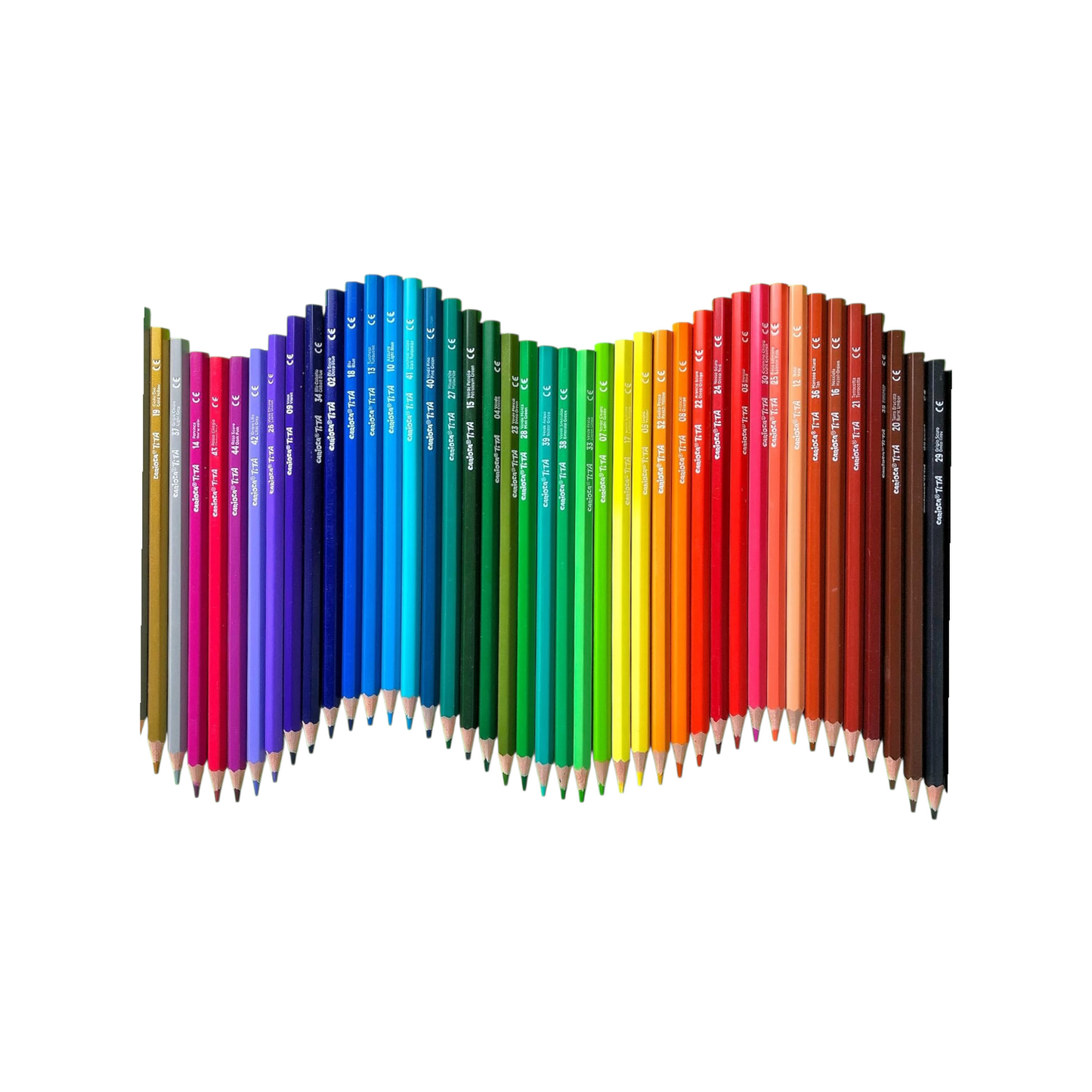 Carioca 42897 Tita Erasable Colouring Pencil (Pack of 12)