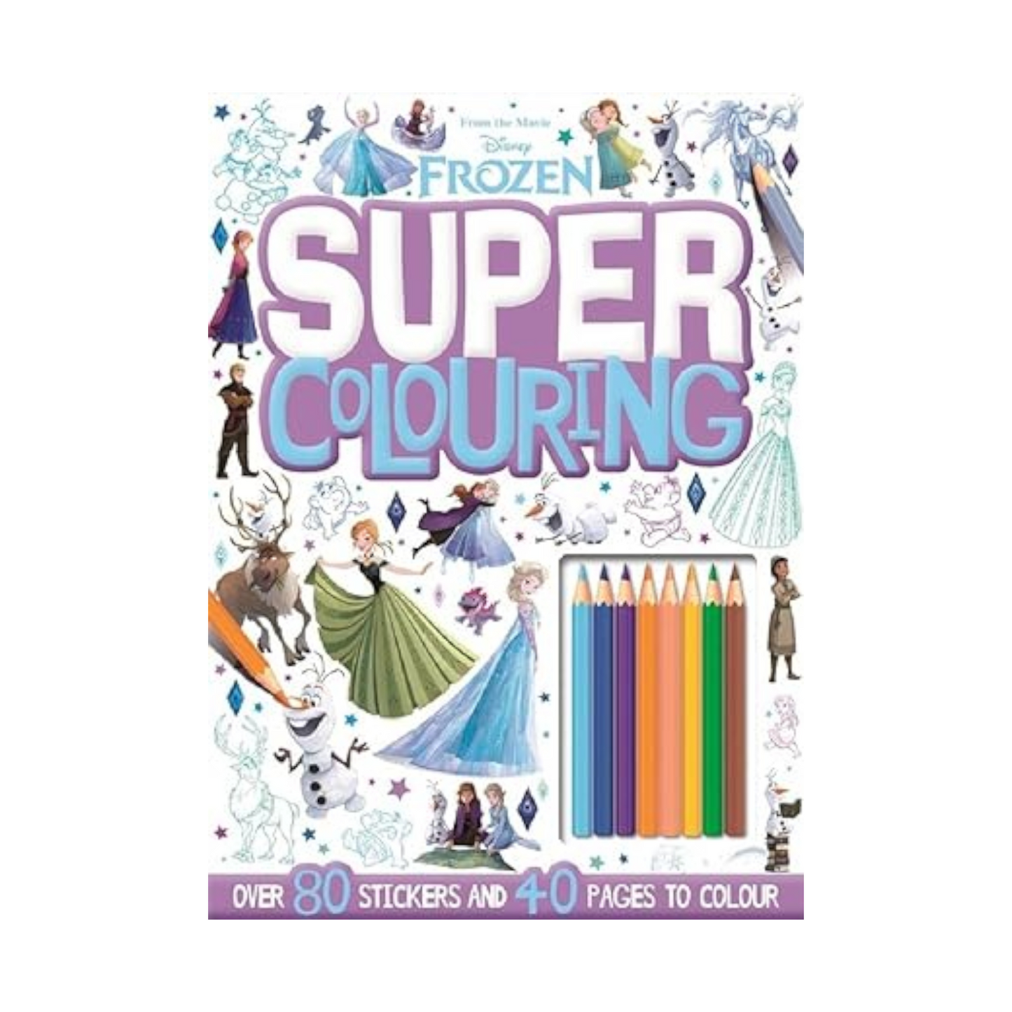 Disney Frozen: Super Colouring Paperback – Big Book