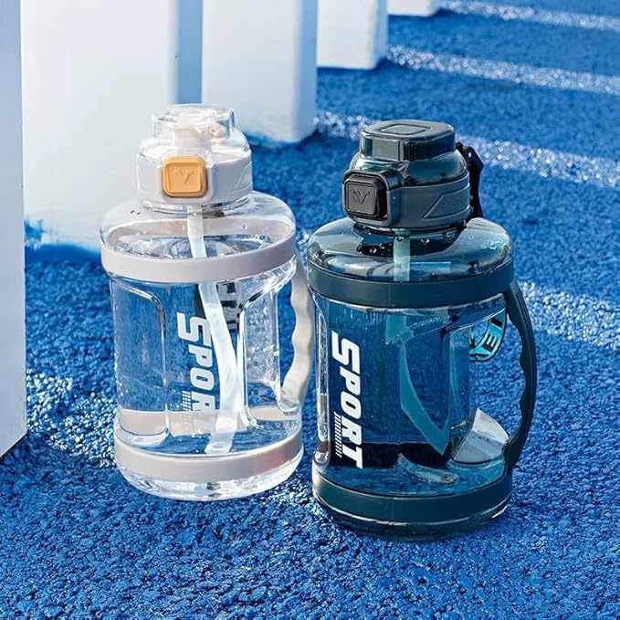 Transparent Sports Water Bottle With Handle
