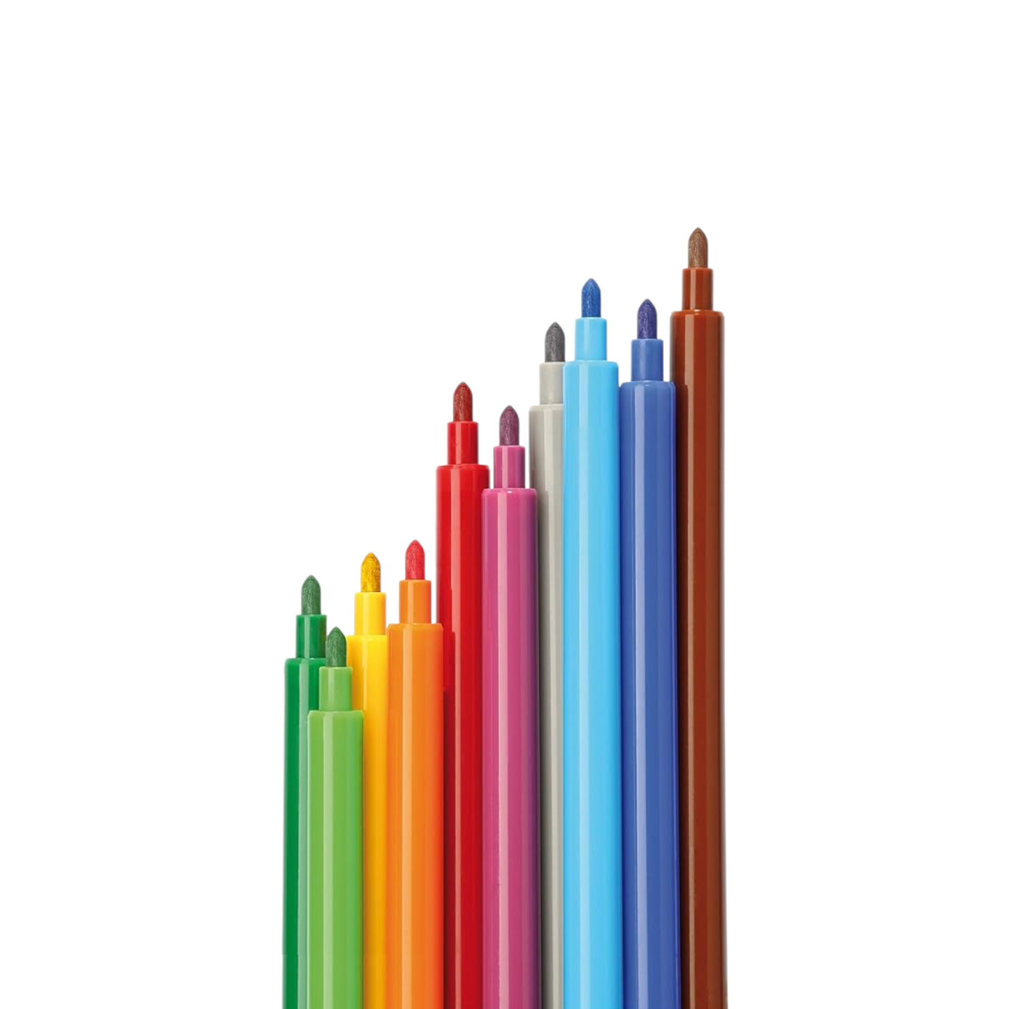 FIBRACOLOR Etafelt Color Fiber Pens, 2.9 mm - 24 Colors