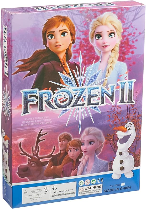 Frozen Doll For Girls, 2 Pieces - Multi Color