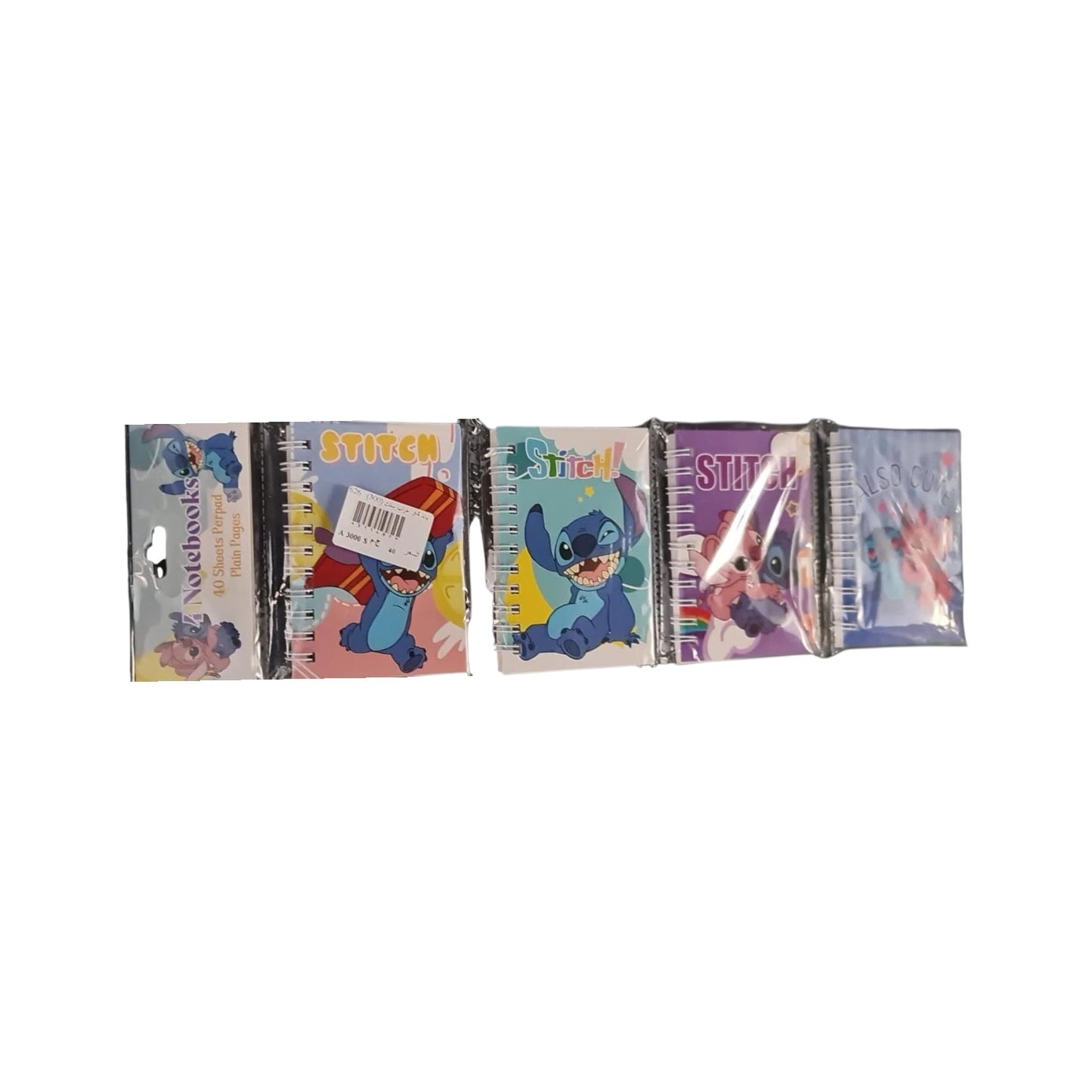 Pack Of 4 Mini Notebooks