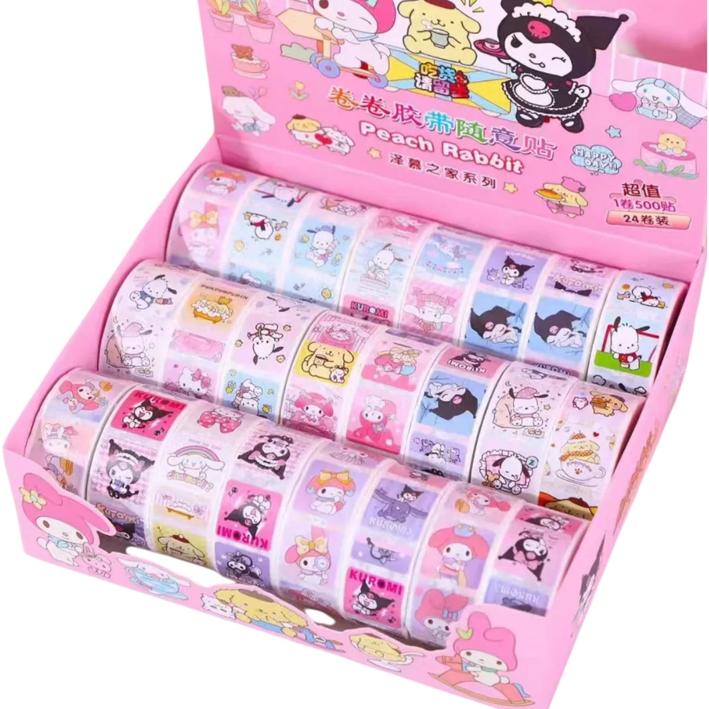 Wide Sticker Role - 1 Role