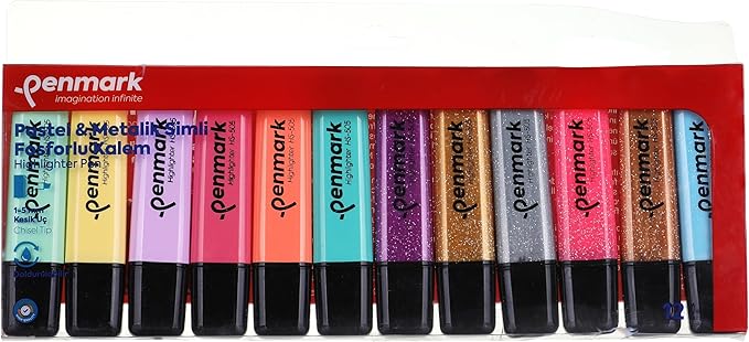 Highlighter Box of 18 PENMARK