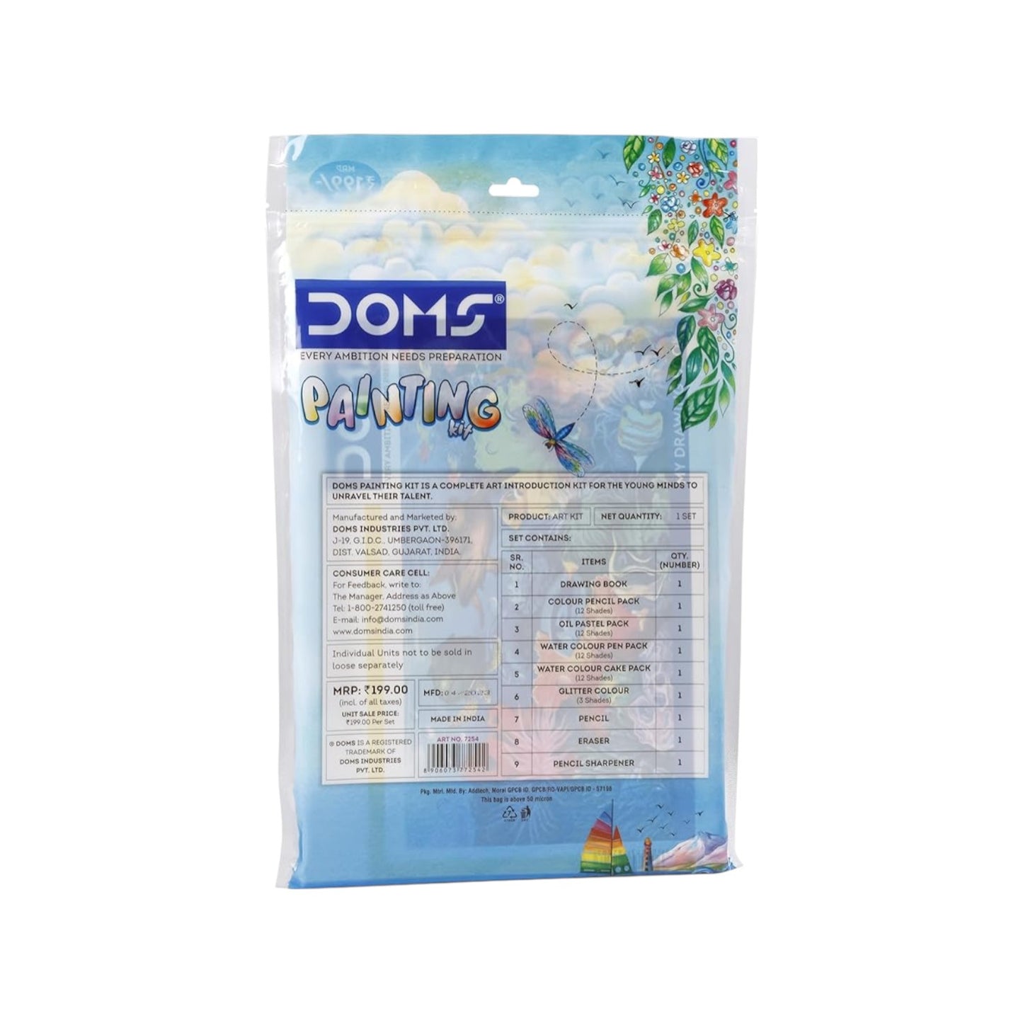 Art Maze Coloring Set 68 Pieces – by DOMS Model 80882