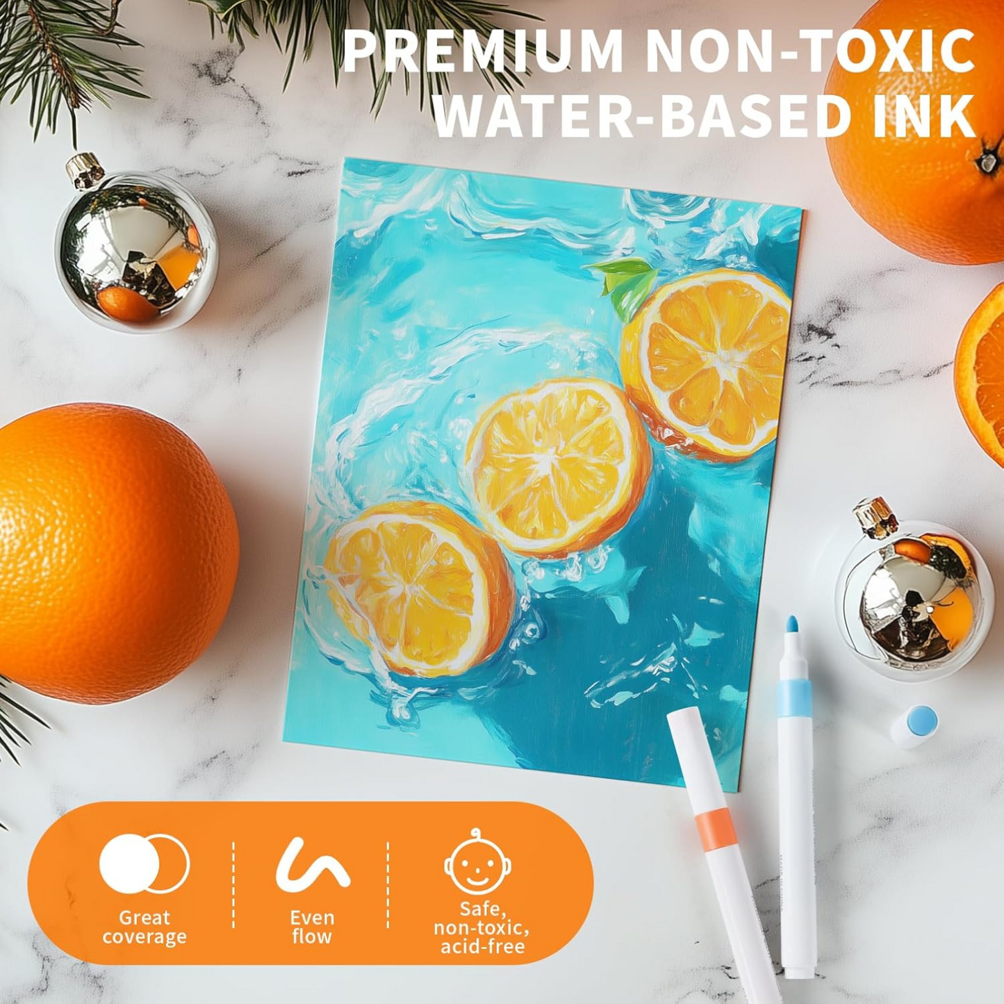 24 Colors Acrylic Paint Markers