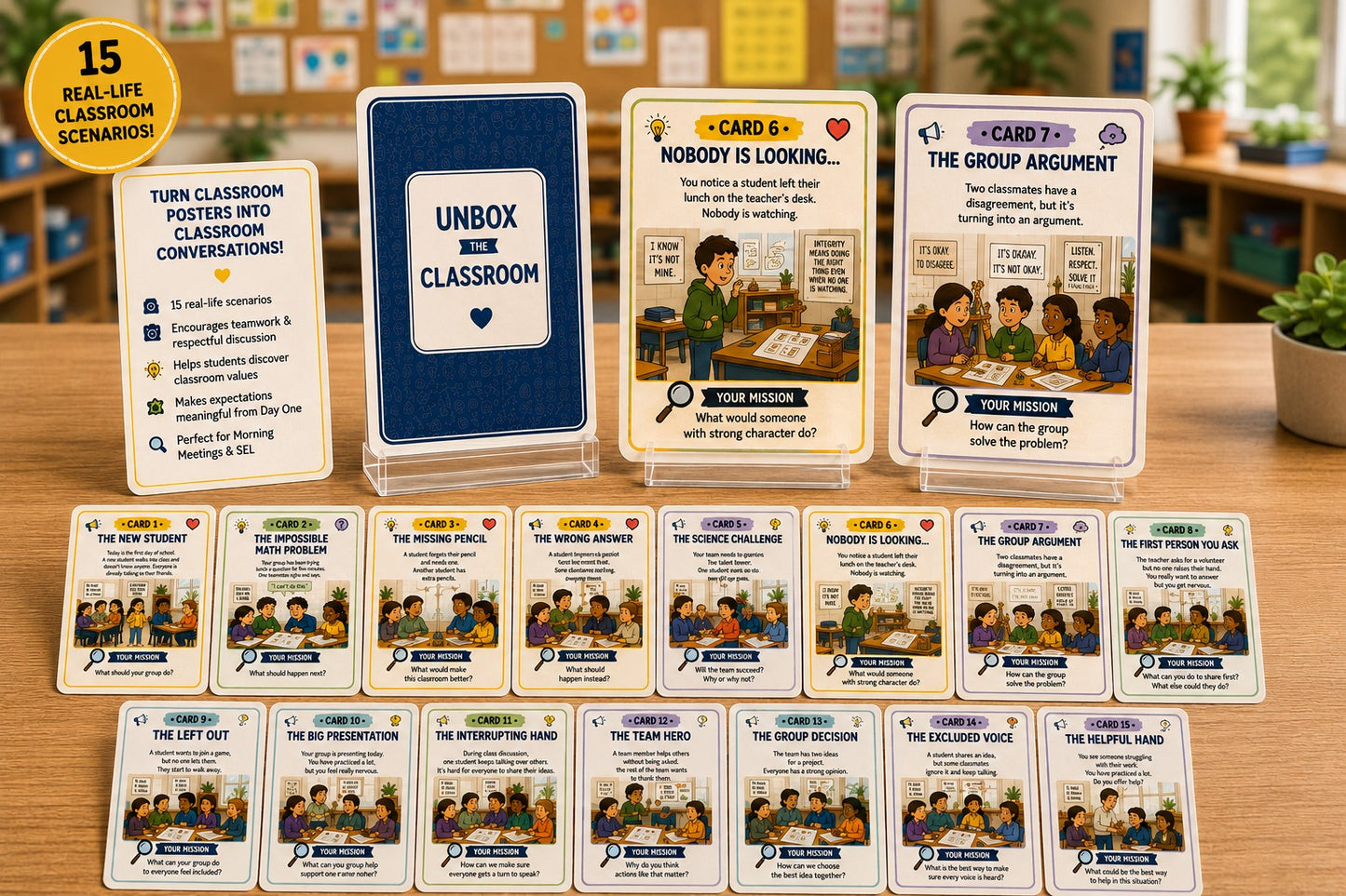 Unbox the Classroom – Classroom Discussion Cards