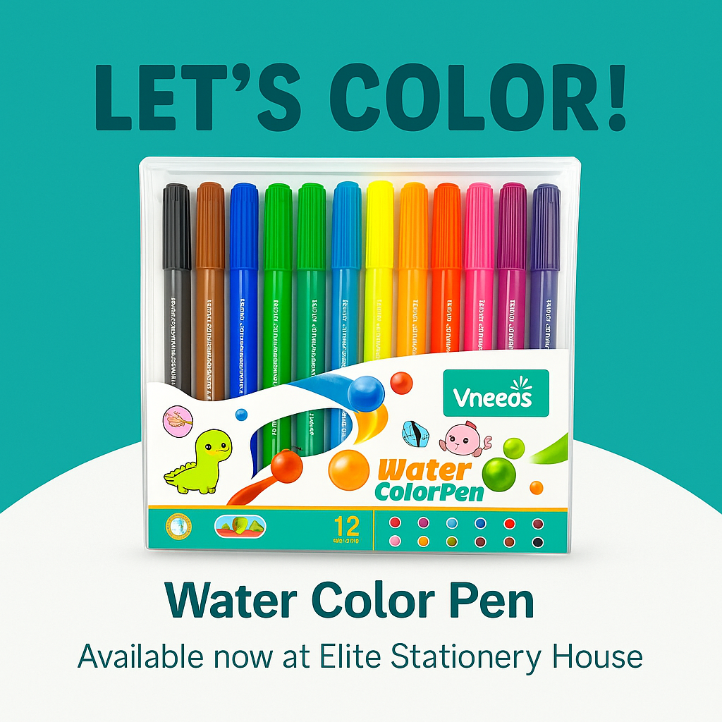 Vneeds Water Color Pen Set 12 Colors