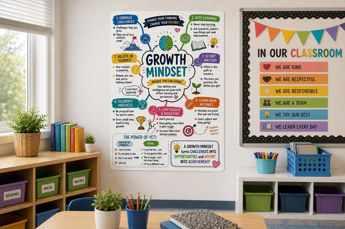 Growth Mindset Classroom Poster