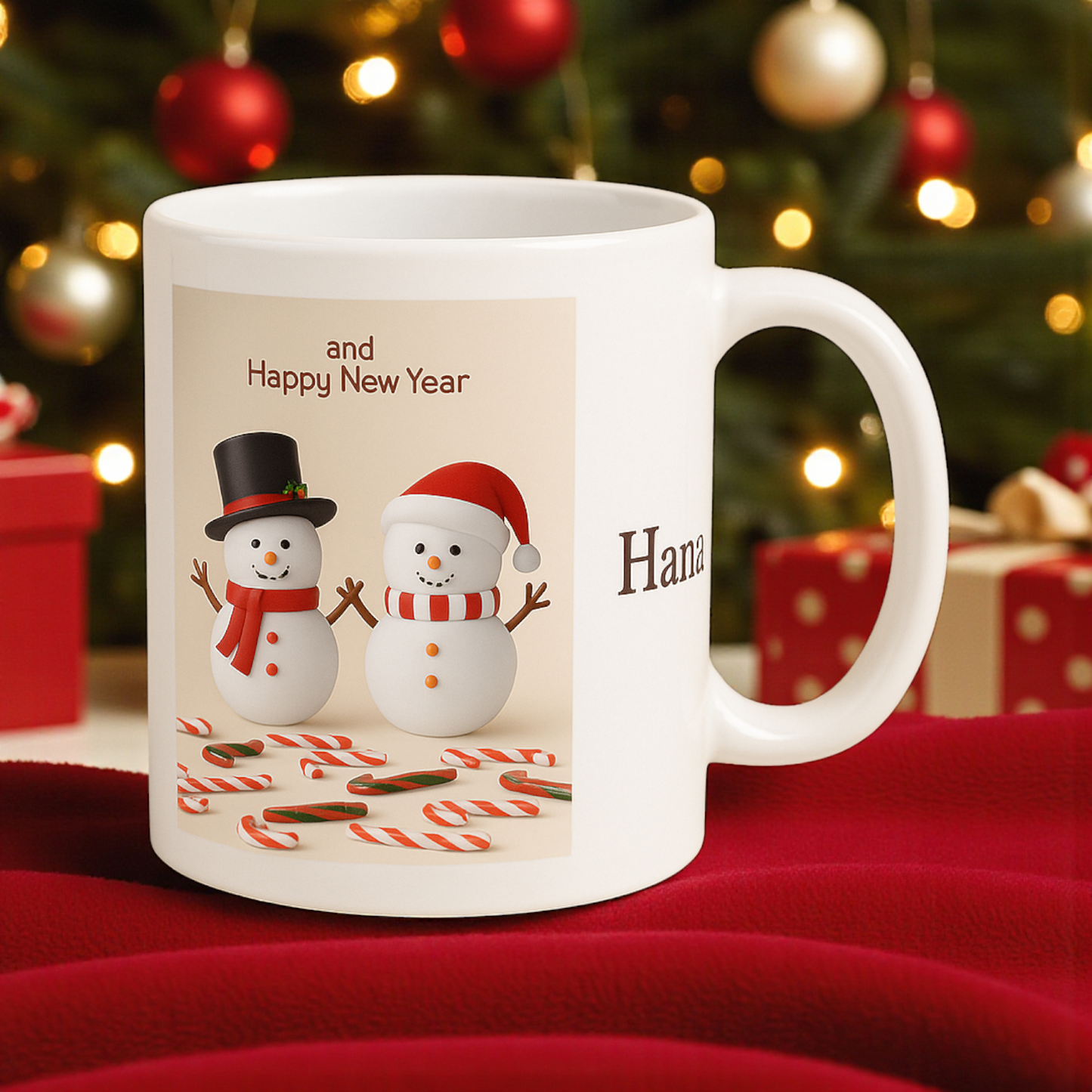 Snowman Personalised Mug