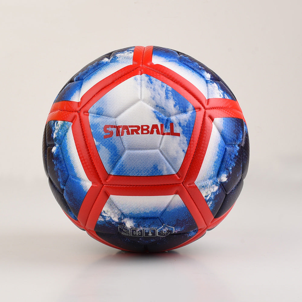 Football Starball (sewing) SM68- Phosphorescent in cyan color (A).. size 5