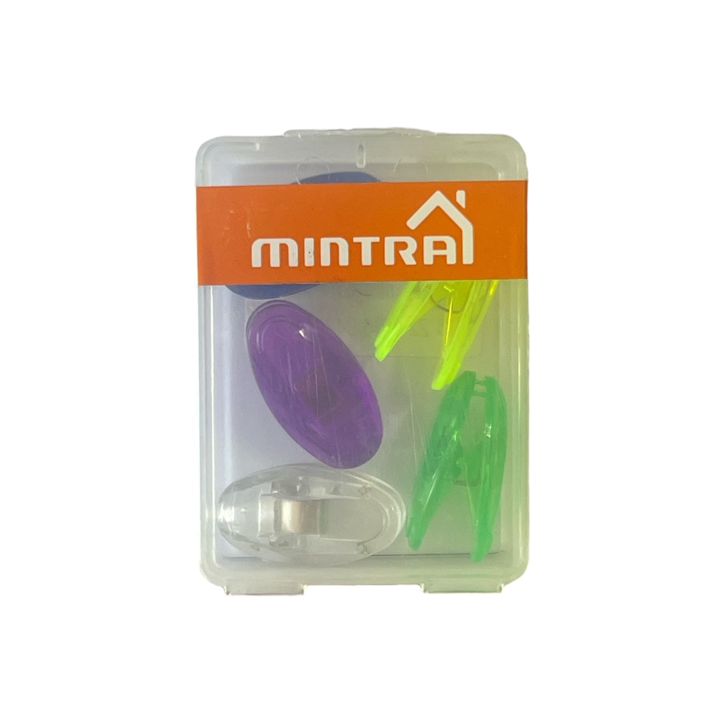 Mintra Pin Clip Plastic Box - 30mm Colors
