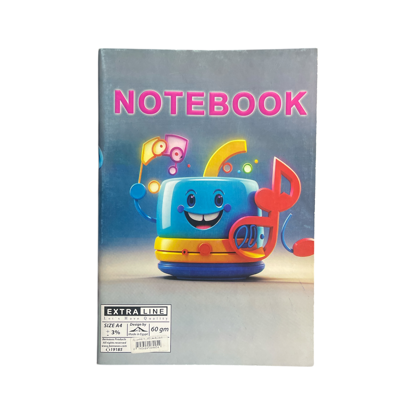 60 Sheets Extra Line 9 Line Stapled Notebook 60 Sheets A4