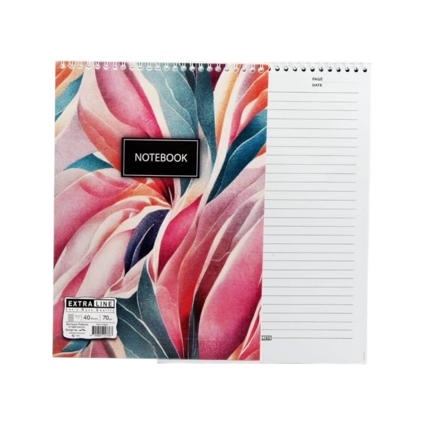 Extra Line 70g - A4 Block Note Wire 40 Paper