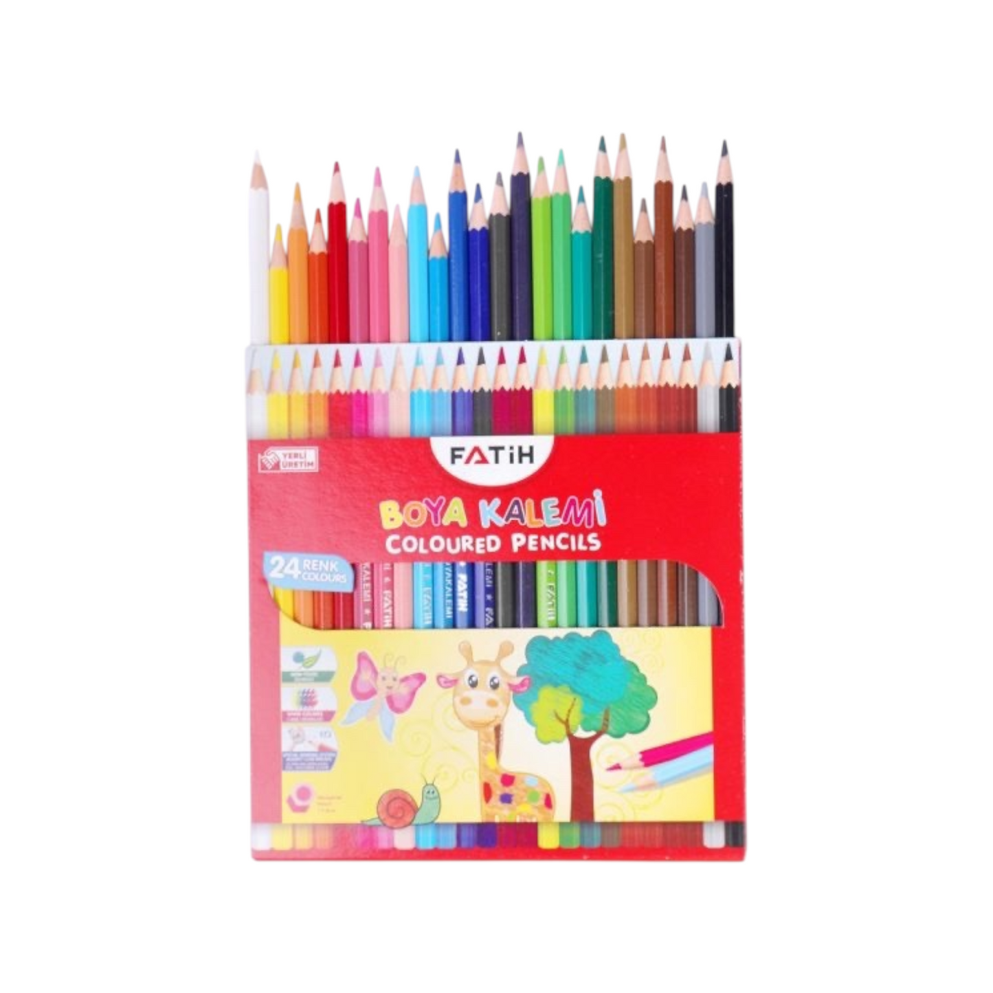 Fatih 33225 long color pencil – Set of 24 colors