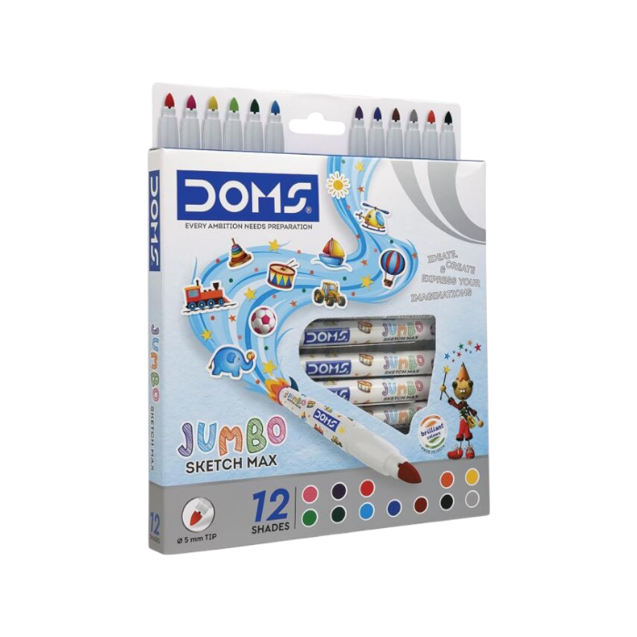 Doms Jumbo Sketch Max - Pack of 12 Shades - Art No. 80775