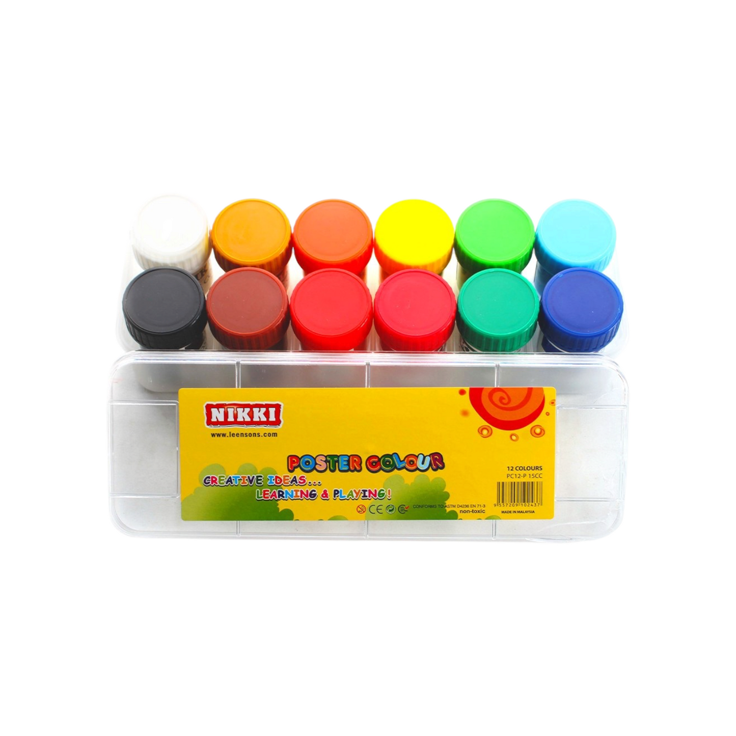 Nikki Poster Colors - 12 Pieces