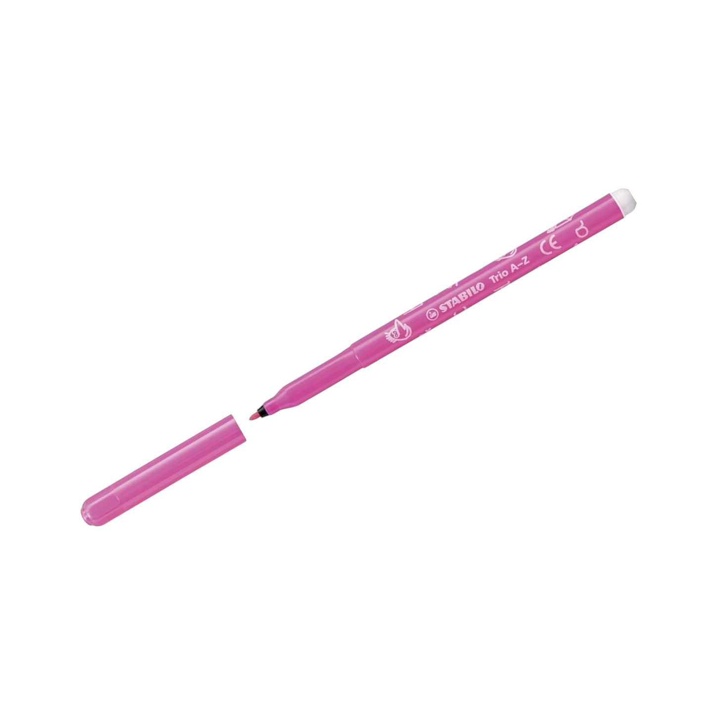 STABILO Trio A-Z Set Of 10 Fibre Tip Colors + 2 Free Neon Colors