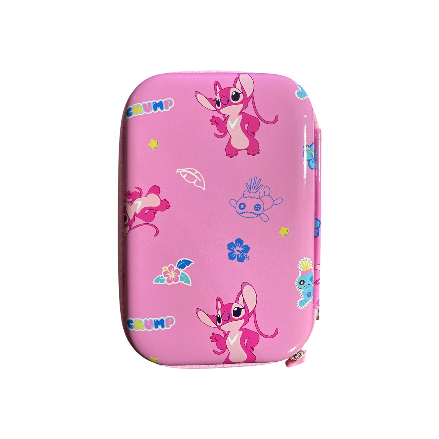 3D Pencil Case Large Stitch Pink