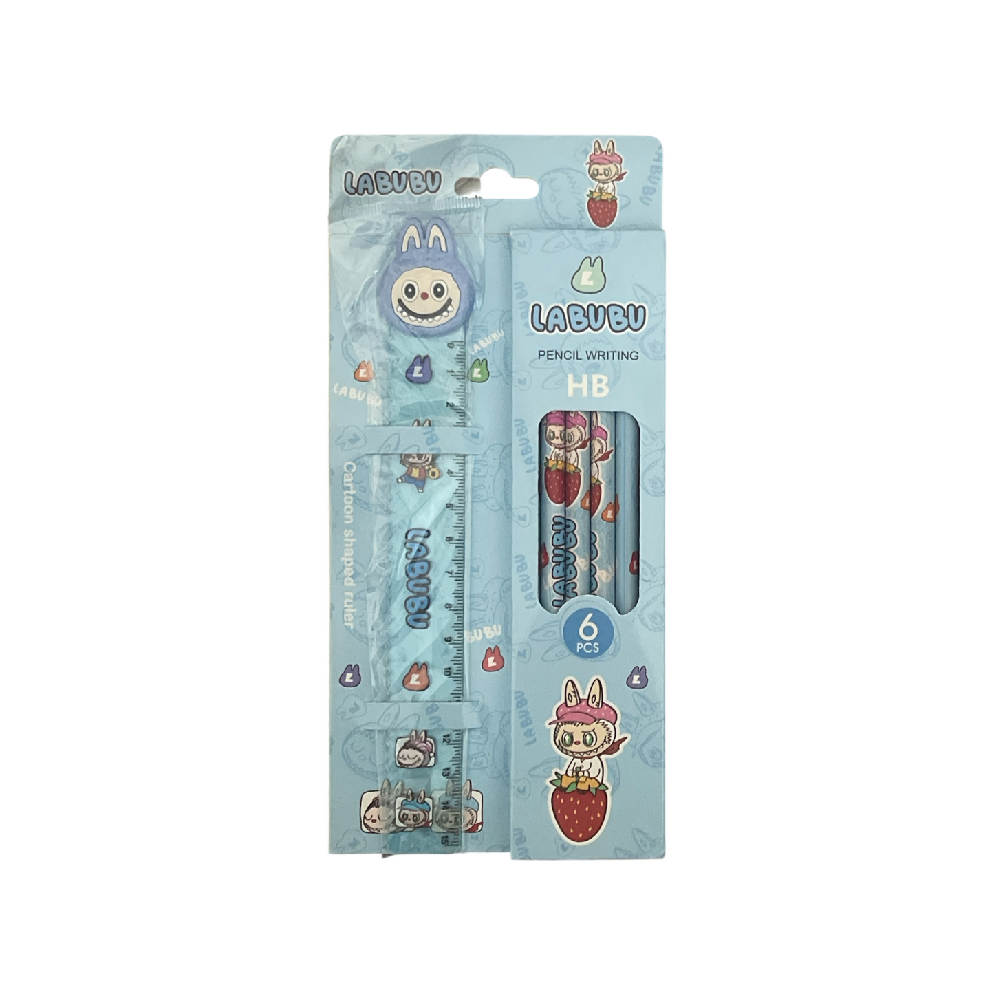 Lapopo Pen Set - 6 Pencils + Ruler