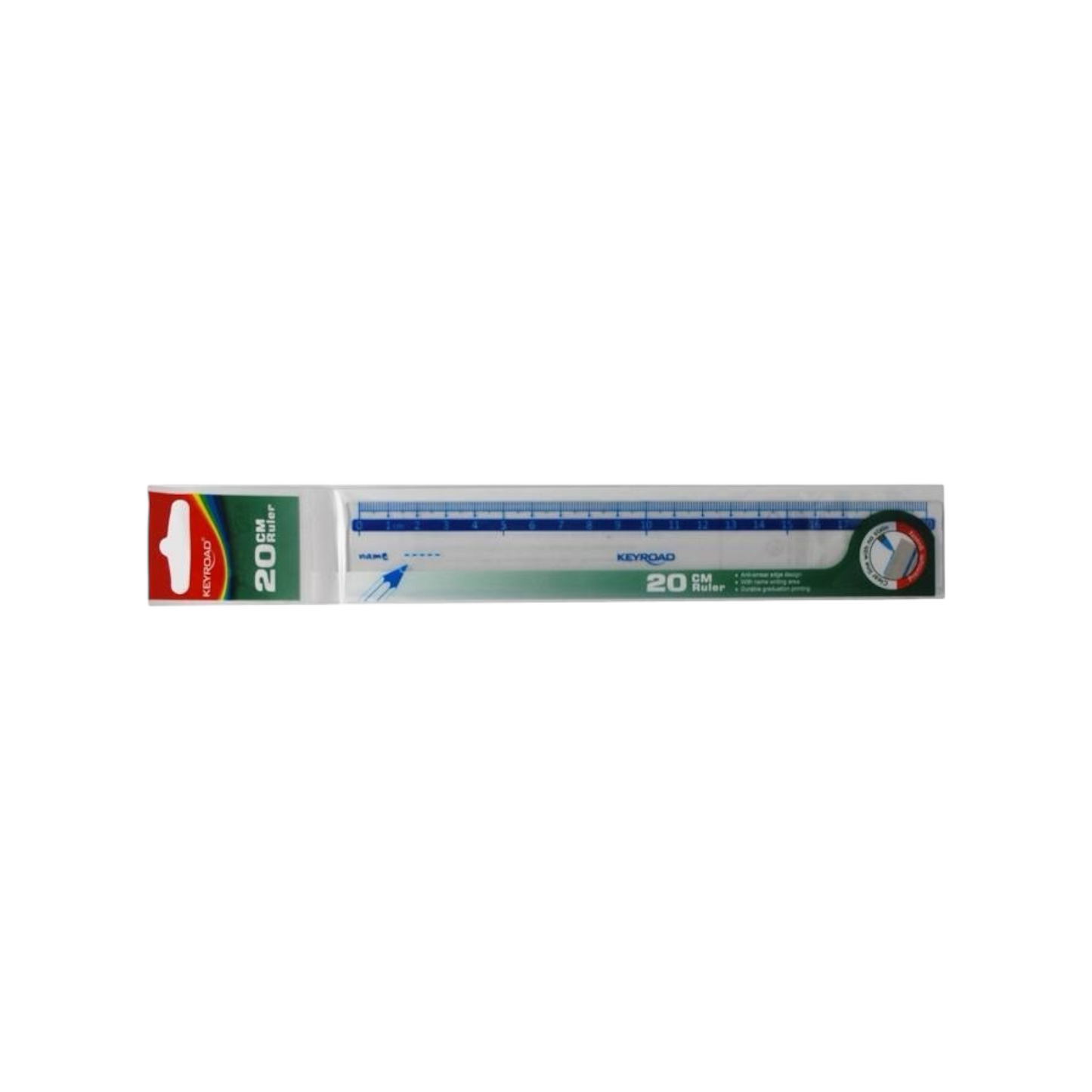 Transparent Plastic Ruler 20 cm – Keyroad Model KR971375