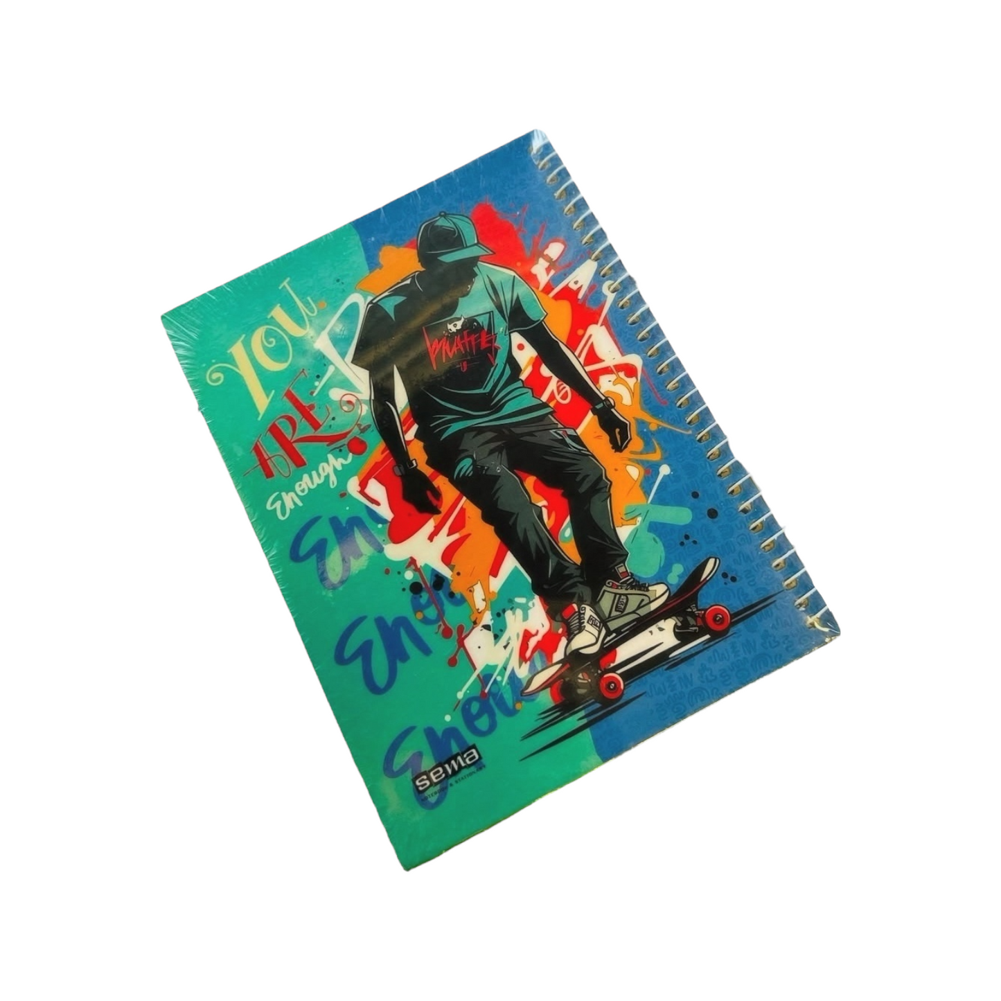 150 Sheets Sema Spiral Hard Cover Notebook 15 * 21