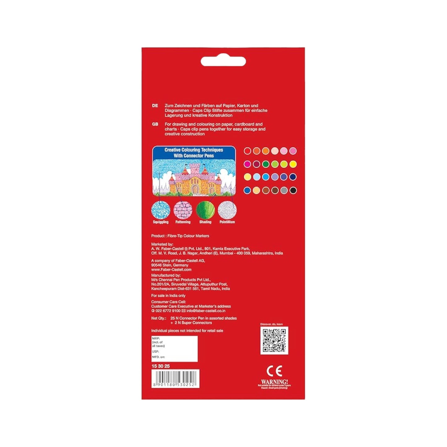 Faber-Castell Connector Pens With 2 Free Connectors