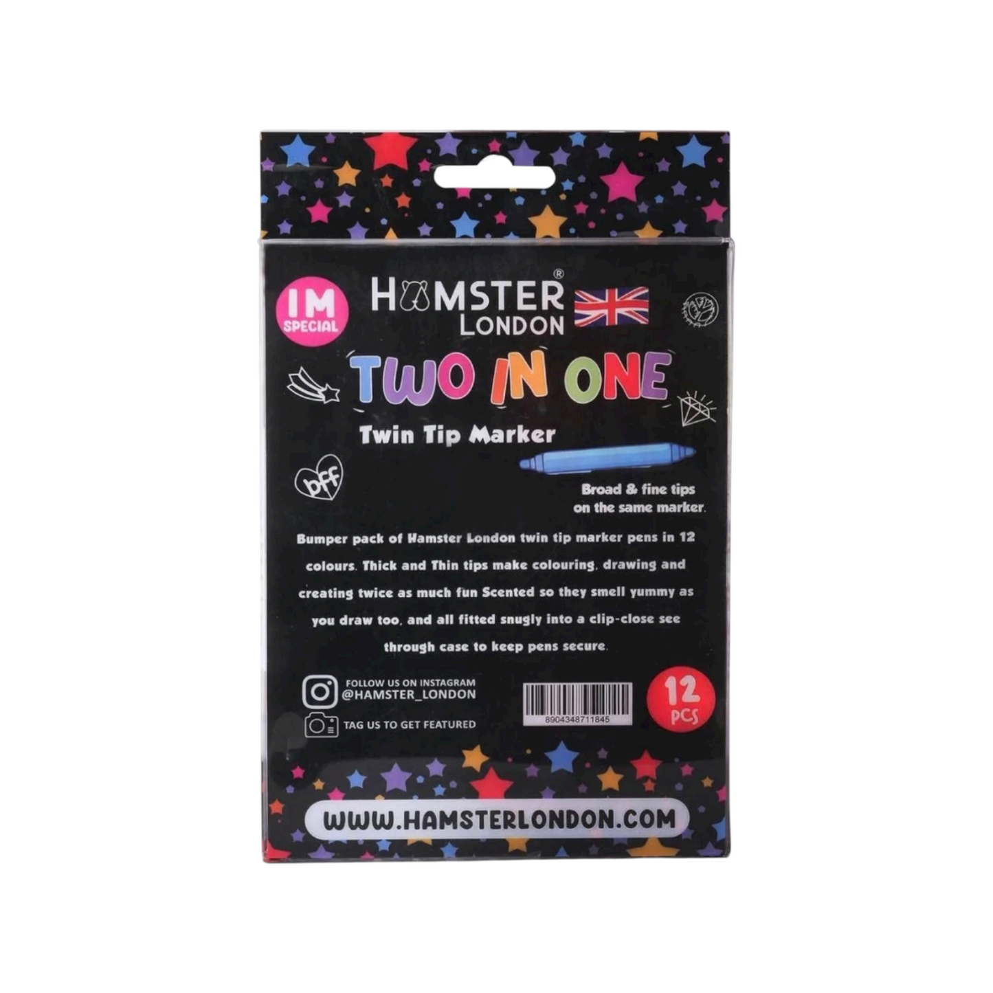Hamster London Two In One Twin Tip Marker Pack