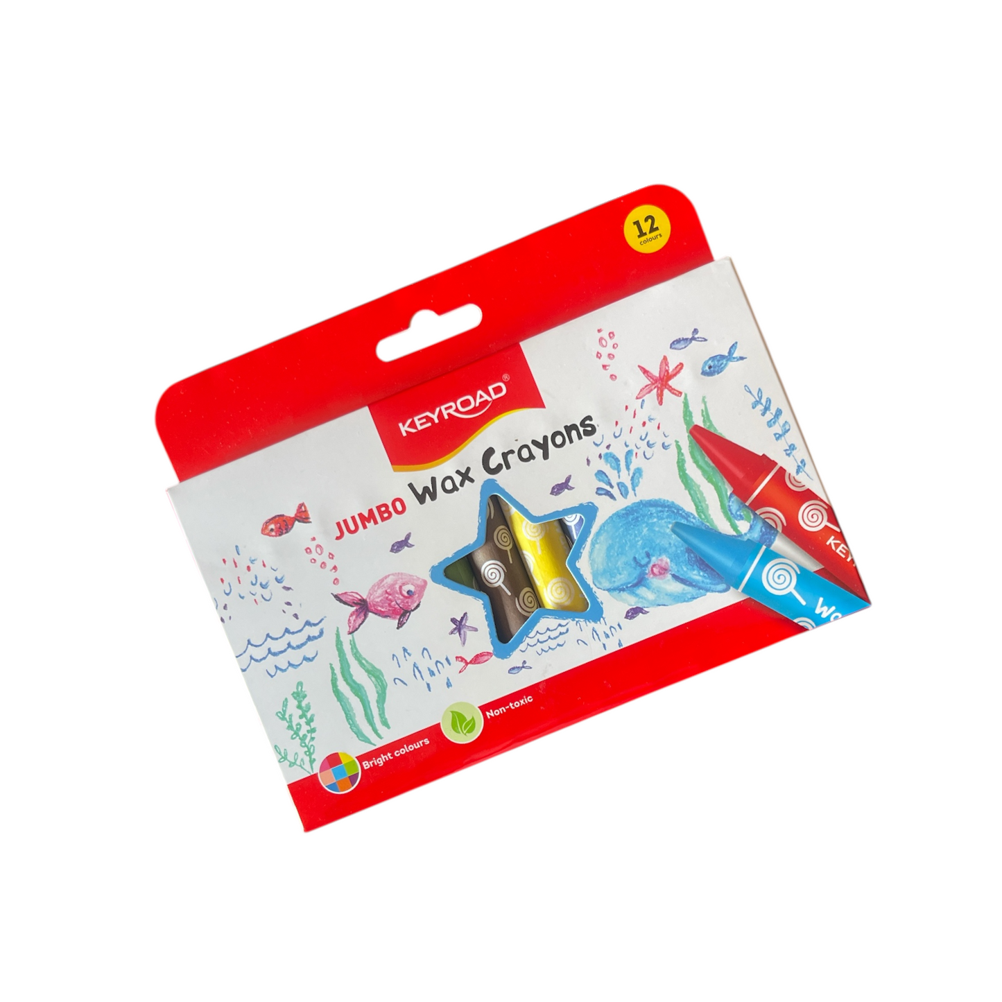Crayon Color 12 color 14 mm Keyroad Model KR971307