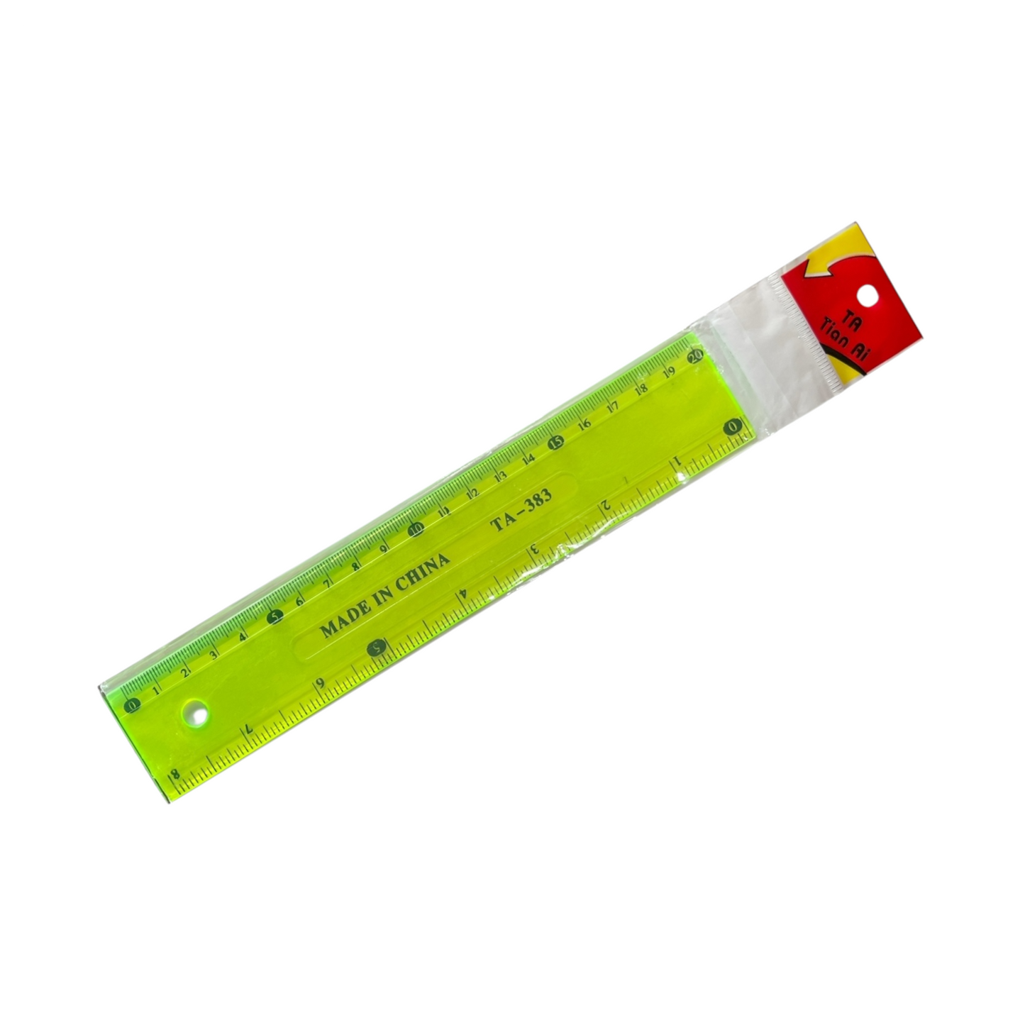 Ta-383 plastic 20 cm ruler