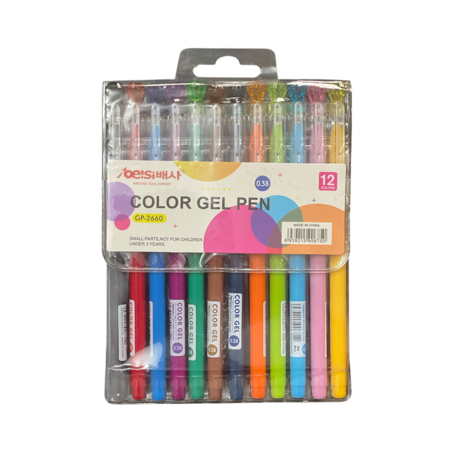 Color Gel Pen of 6/8/12 Set