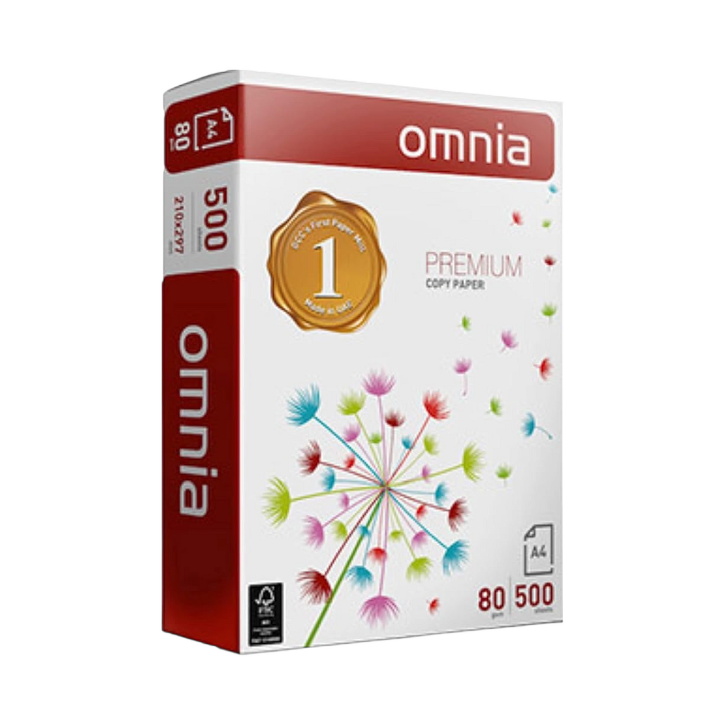Omnia Copy Paper - 80g – 500 Sheets