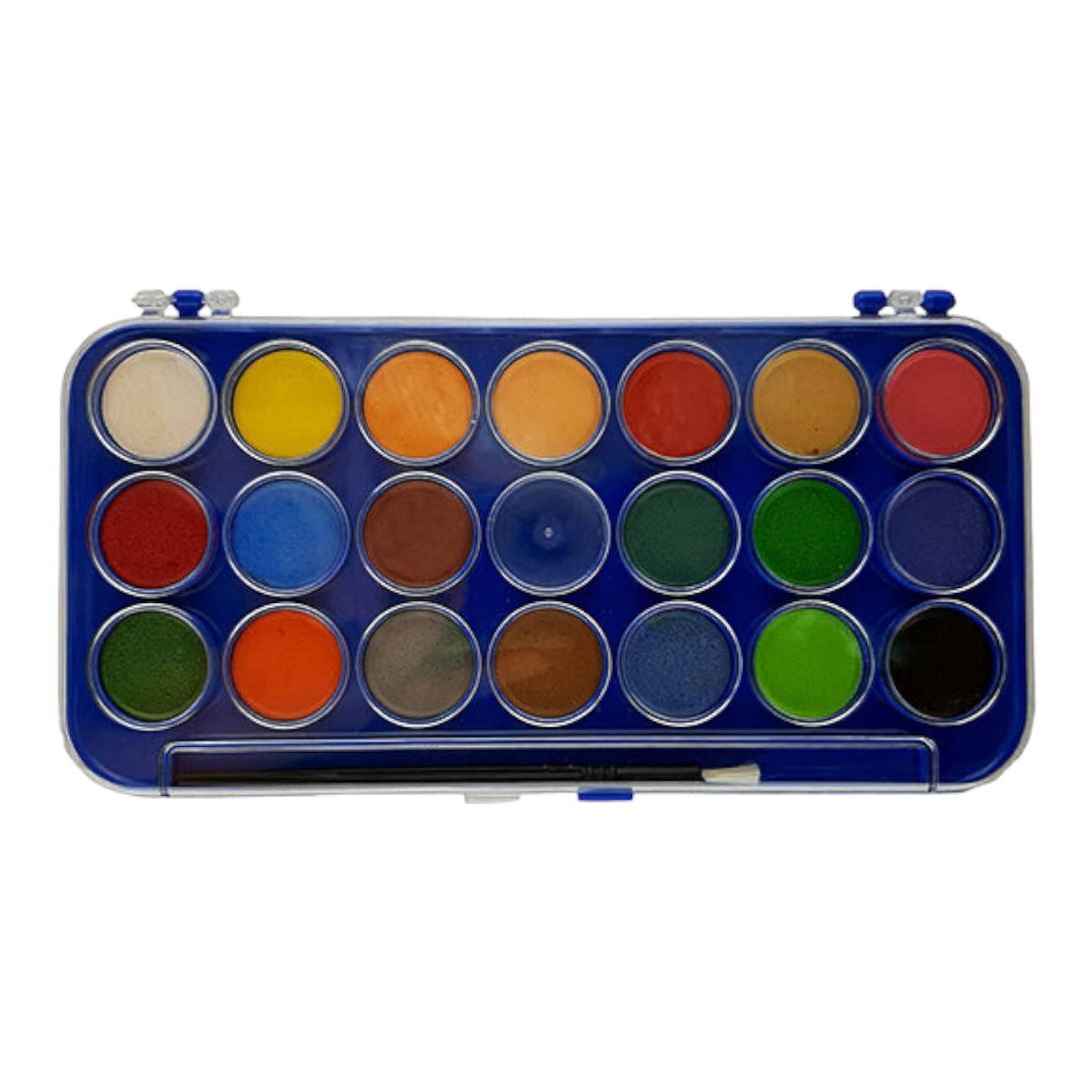 Fatih F907 Water Color With Brush – 21 Colors – (30 Mm Tablet)