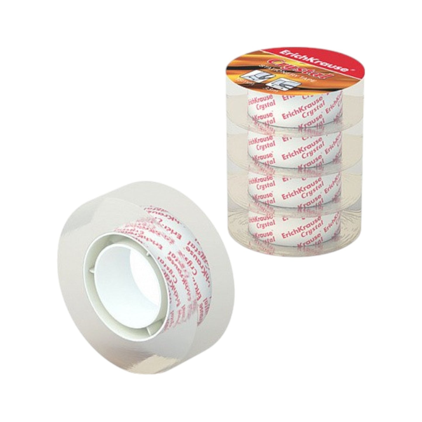 Erich Krause - Office Crystal Tape Transparent 18mm 33m