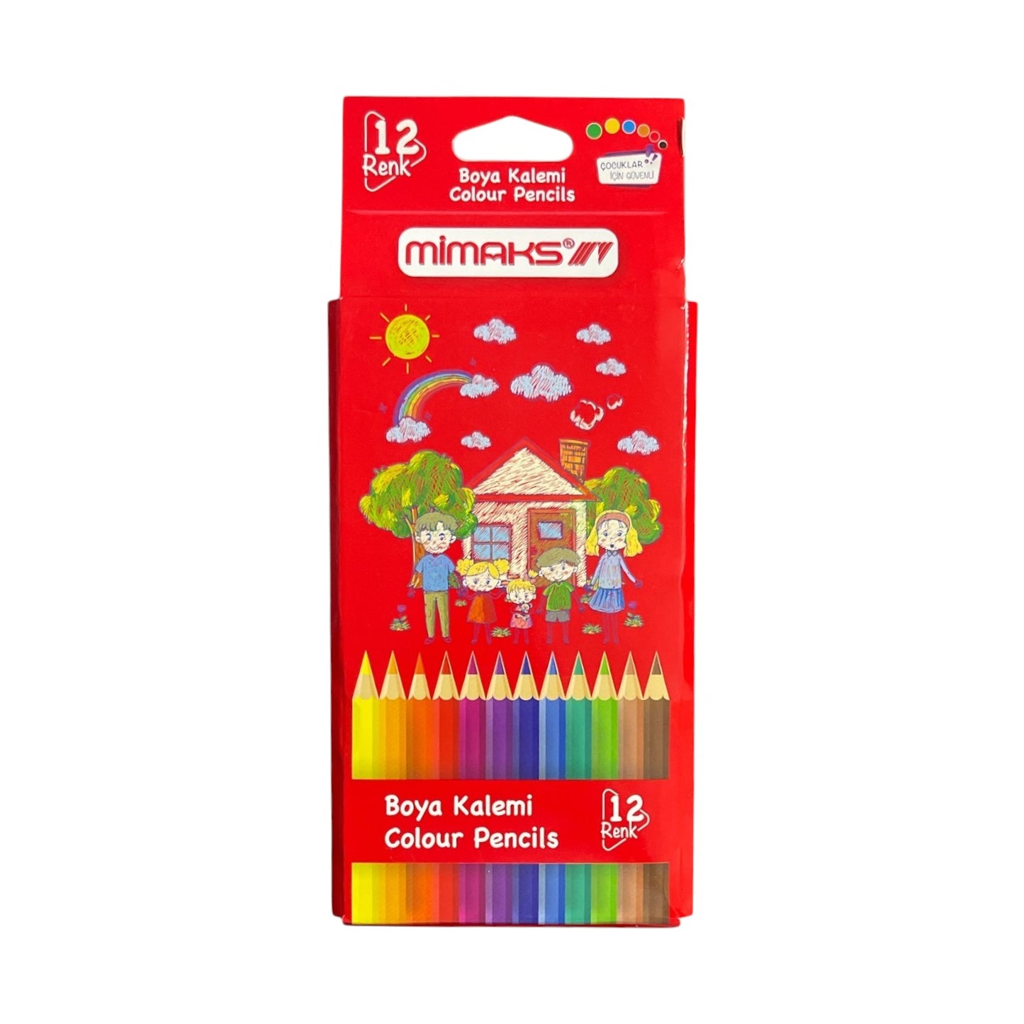 Mi̇maks 12 Long Pencil Color