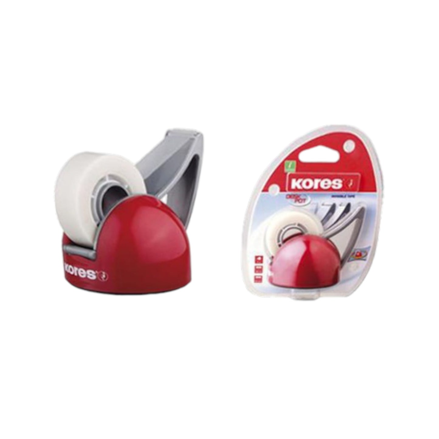 Kores Tape Dispenser, with a movable base 19 mm Model 53649