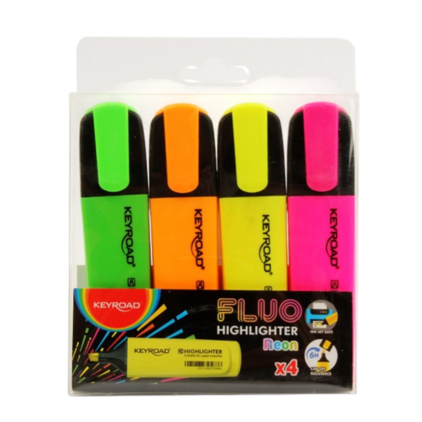 Keyroad Highlighter Pen Set of 4 Model KR972163