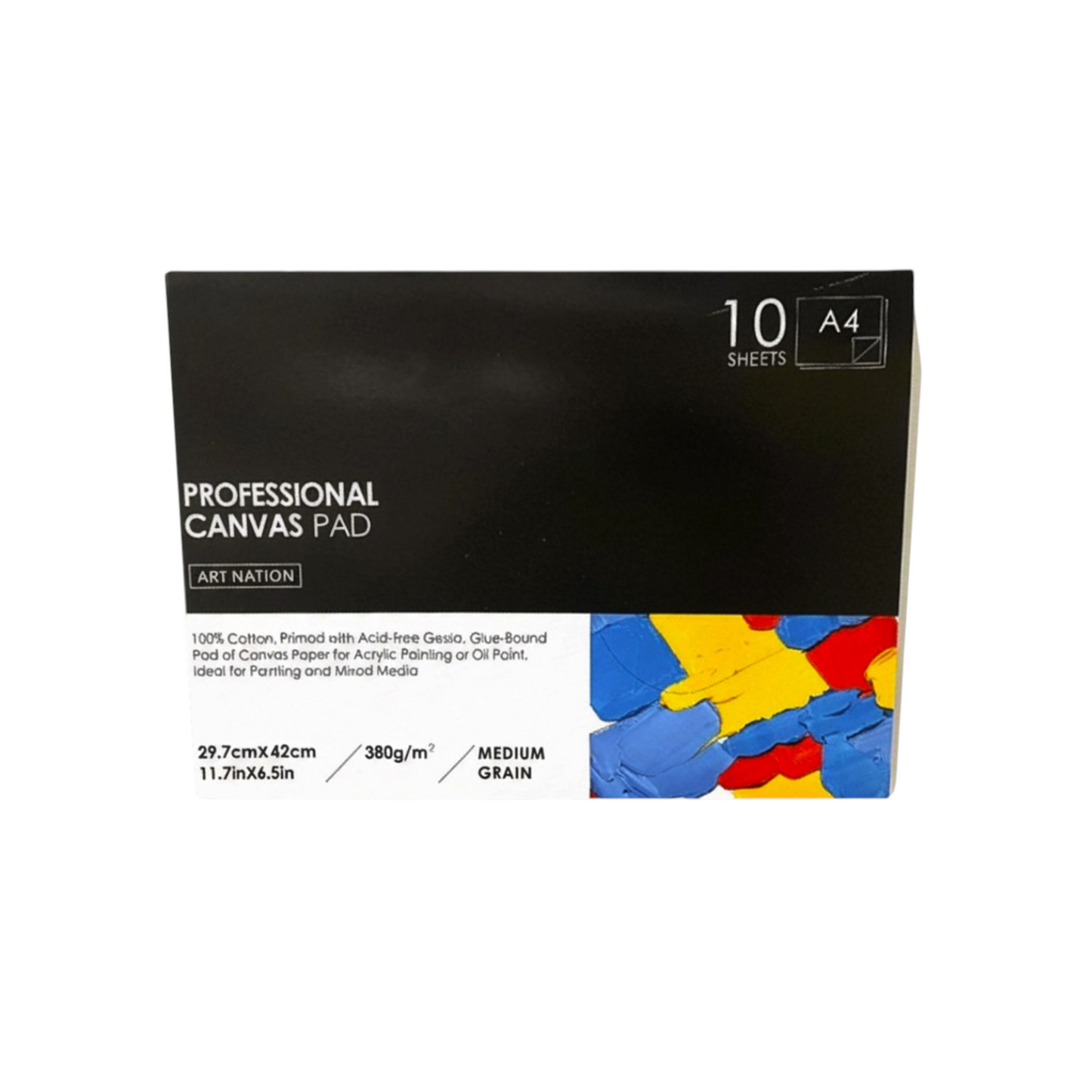 A4 Sketch Canvas 10 Sheets 380g Art Rangers CAA338010