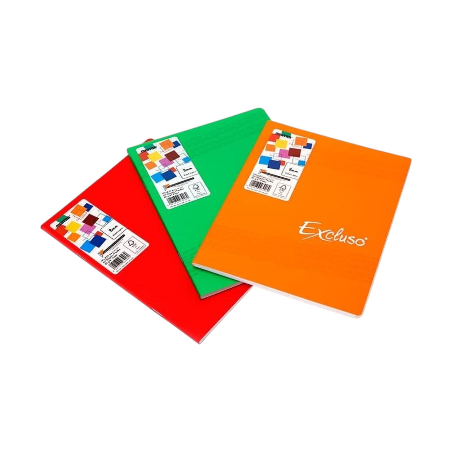 40 Sheet University Notebook Pin Squares, Exclusive Mintra