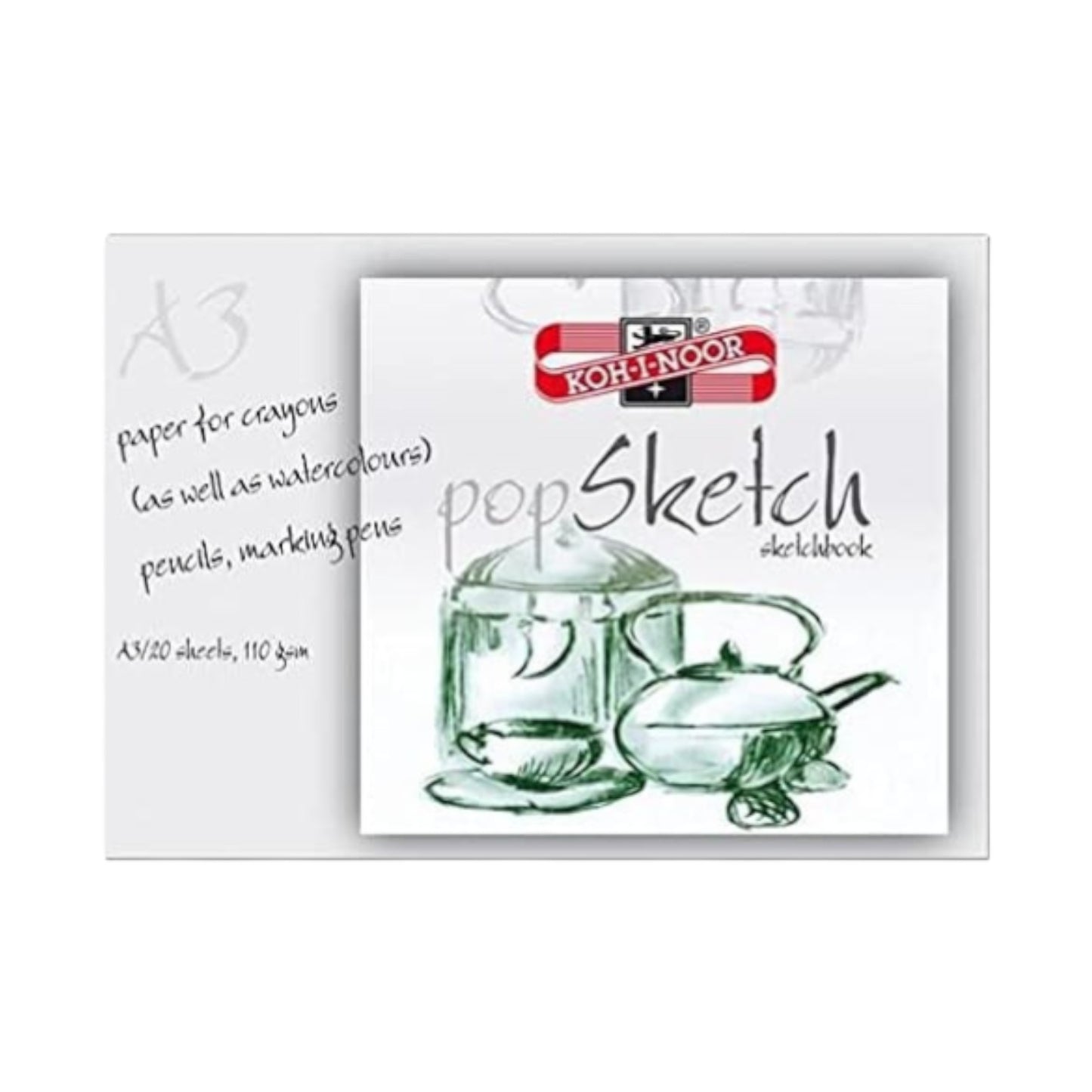 Koh-I-Noor Sketch Paper White for Artists - 180g - 20 Sheets