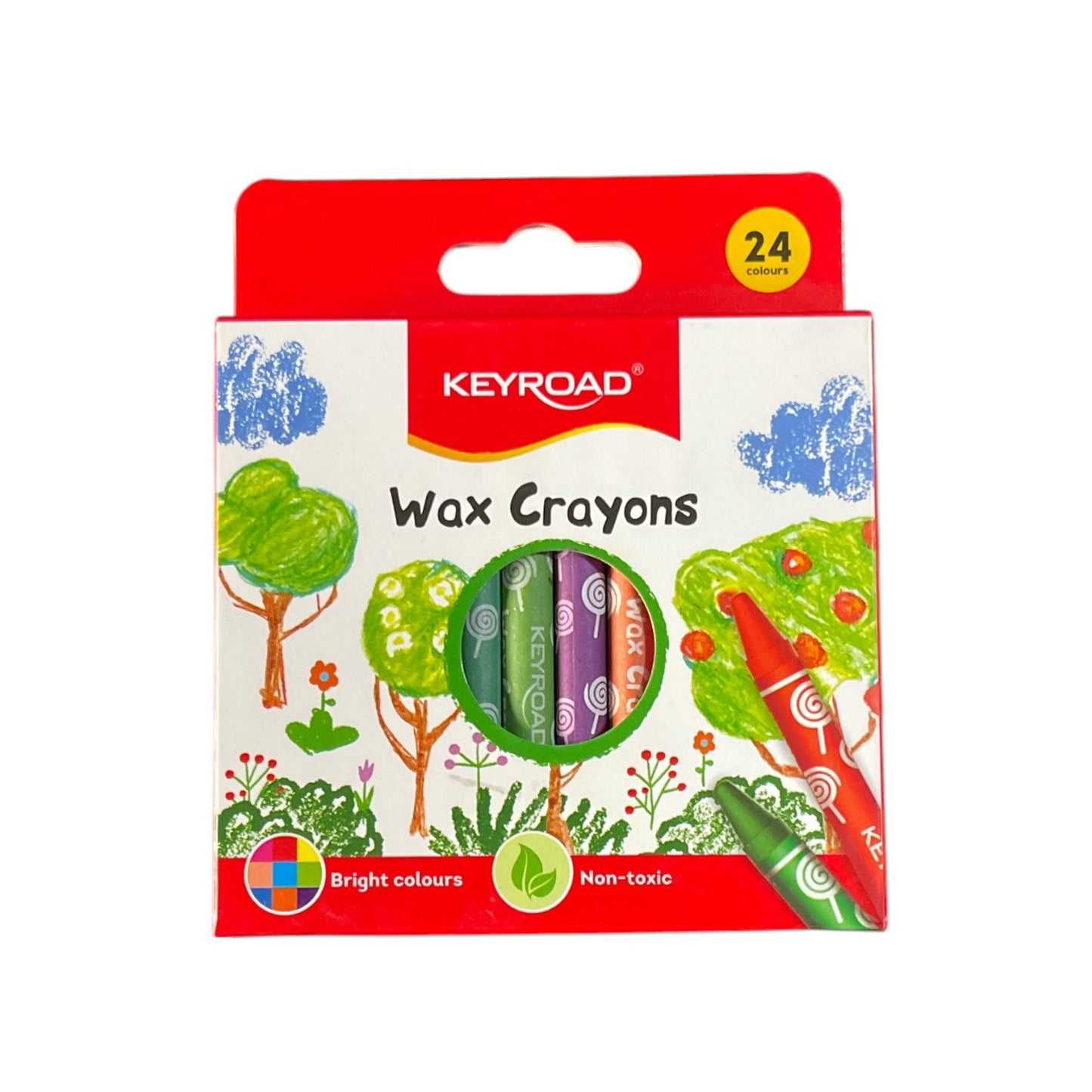 Crayon Color 24 Color 8mm Keyroad Model KR971558