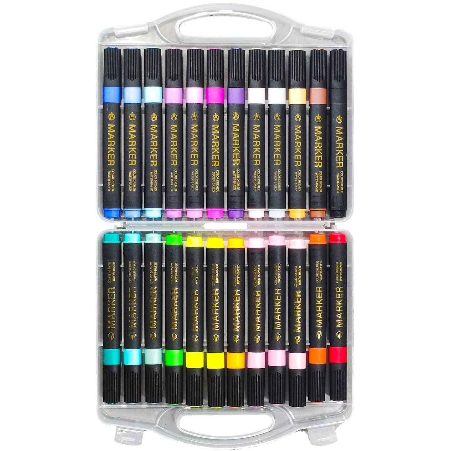🖍️ 24 Colors Jumbo Water-Based Marker Set