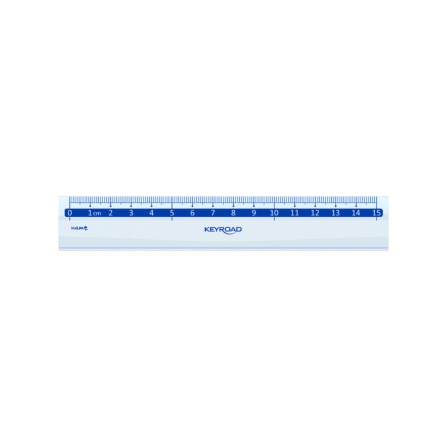 Transparent plastic ruler 15 cm – Keyroad Model KR971607