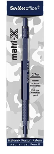 Scrixss Matri-X Versatile 0.7 mm Lacivert Transparent Amb.