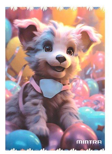 60 Sheets Mintra Stapled Lined Notebook A4