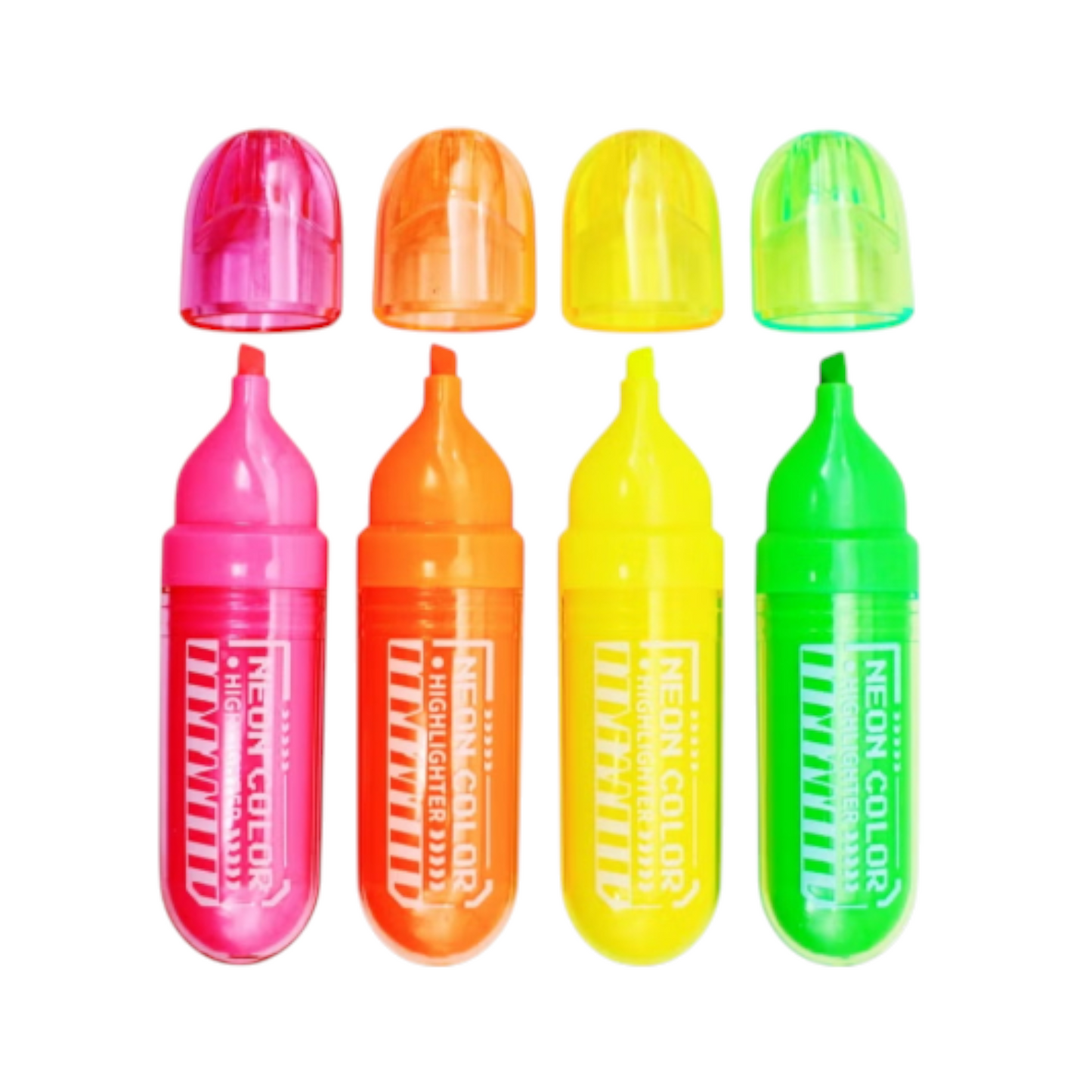 Gel Neon Highlighters – 4 Colors