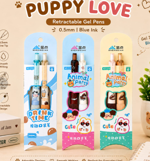 Puppy Love & Drink Time - 2 Pens (Copy)