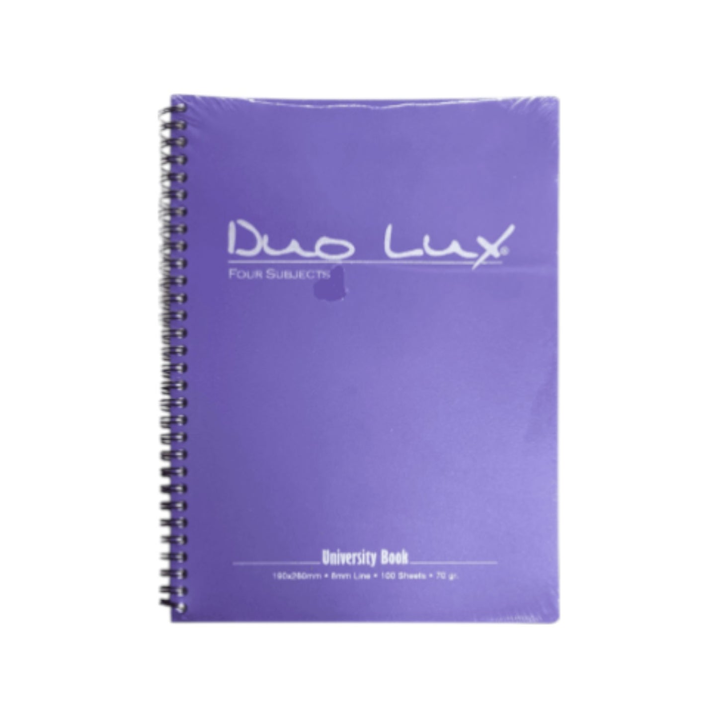 Notebook Duo Lux Mintra 100 Sheets - 4 Subjects