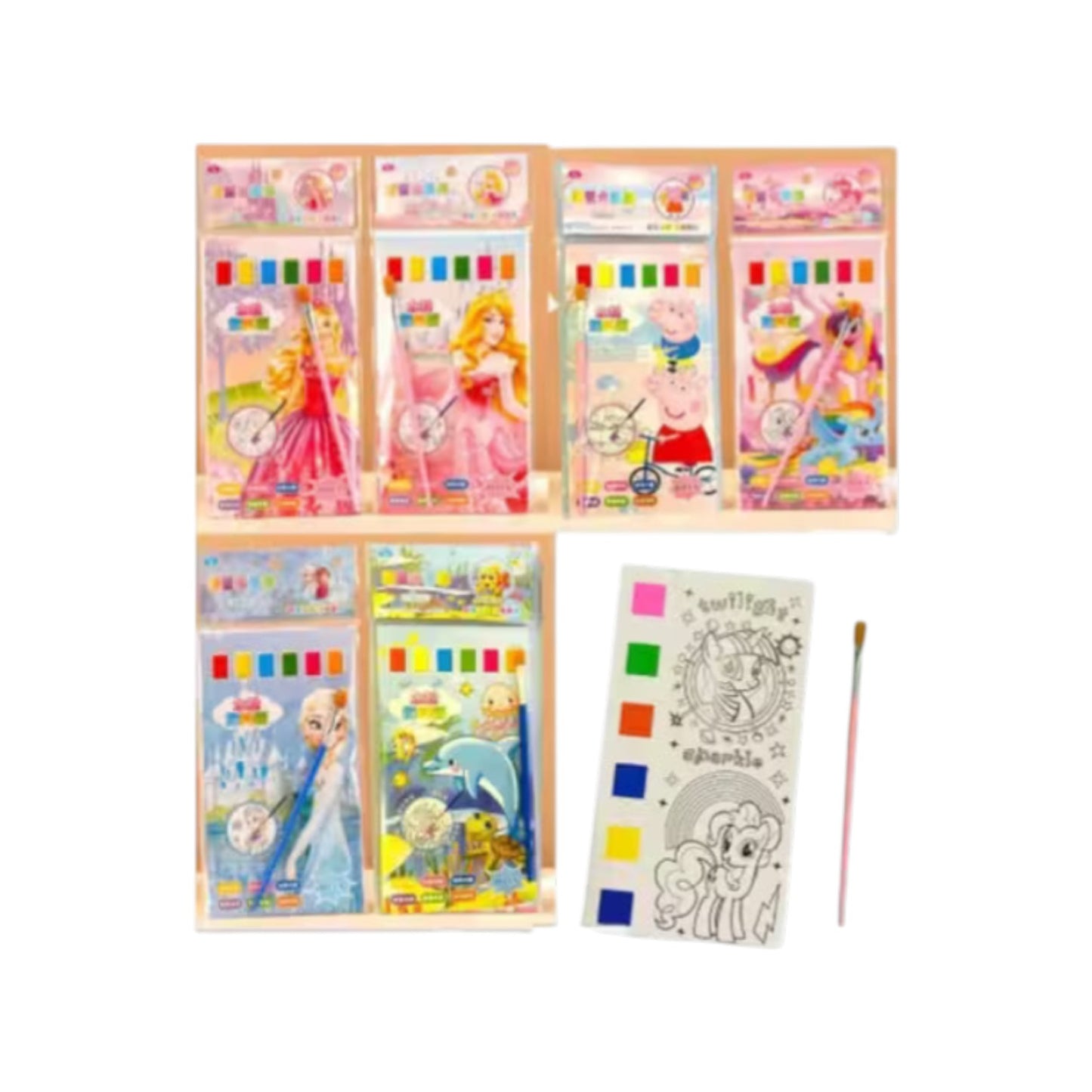 Magical Water Coloring Book Kids Painting